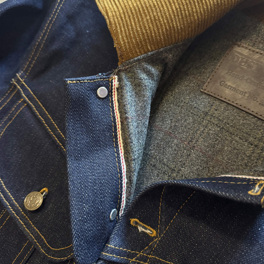 Wool-Lined Denim Jacket