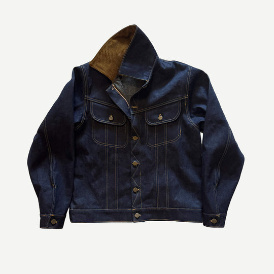Wool-Lined Denim Jacket