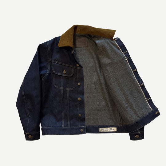Wool-Lined Denim Jacket